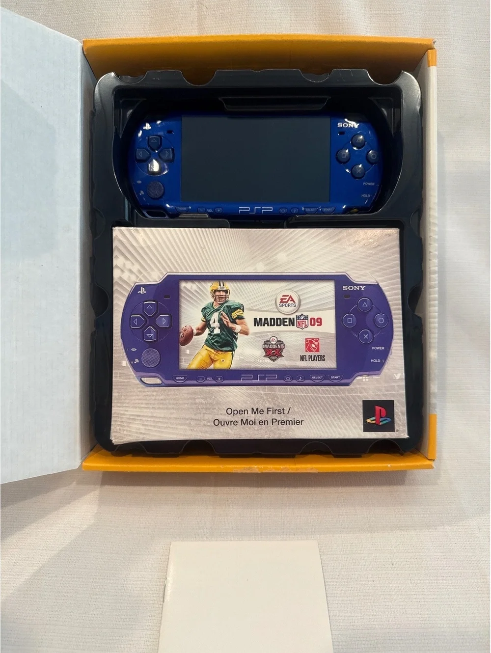 Sony PSP Limited Edition Blue Console with Madden NFL 09 Entertainment Pack